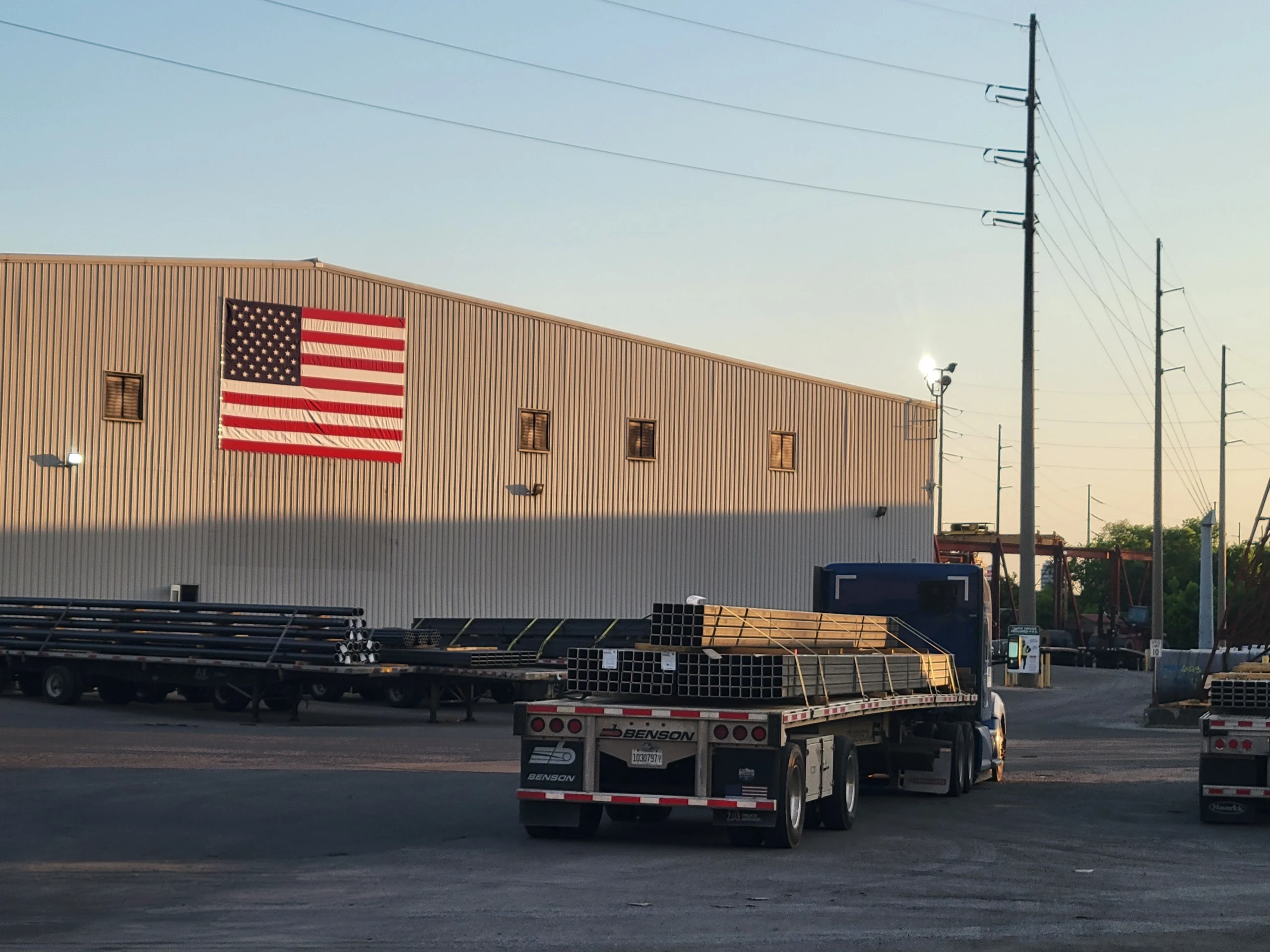 Picking up structural steel